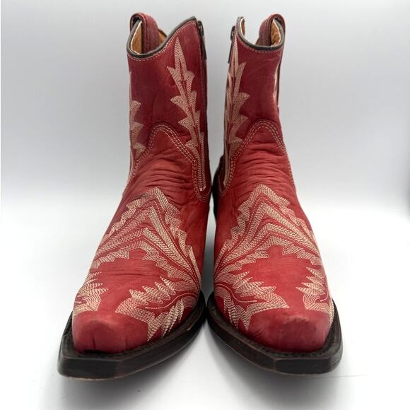 Circle G by Corral RED Cowgirl Boots Size 10 - Picture 1 of 4